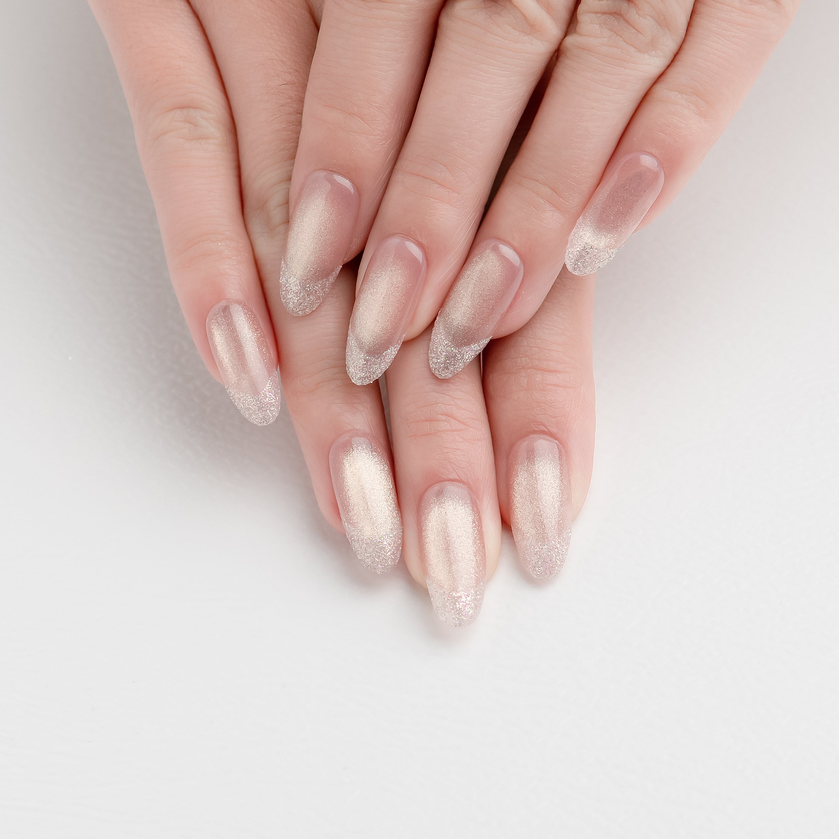 OUROBOROS ピンクラメグラデーションネイル- F08