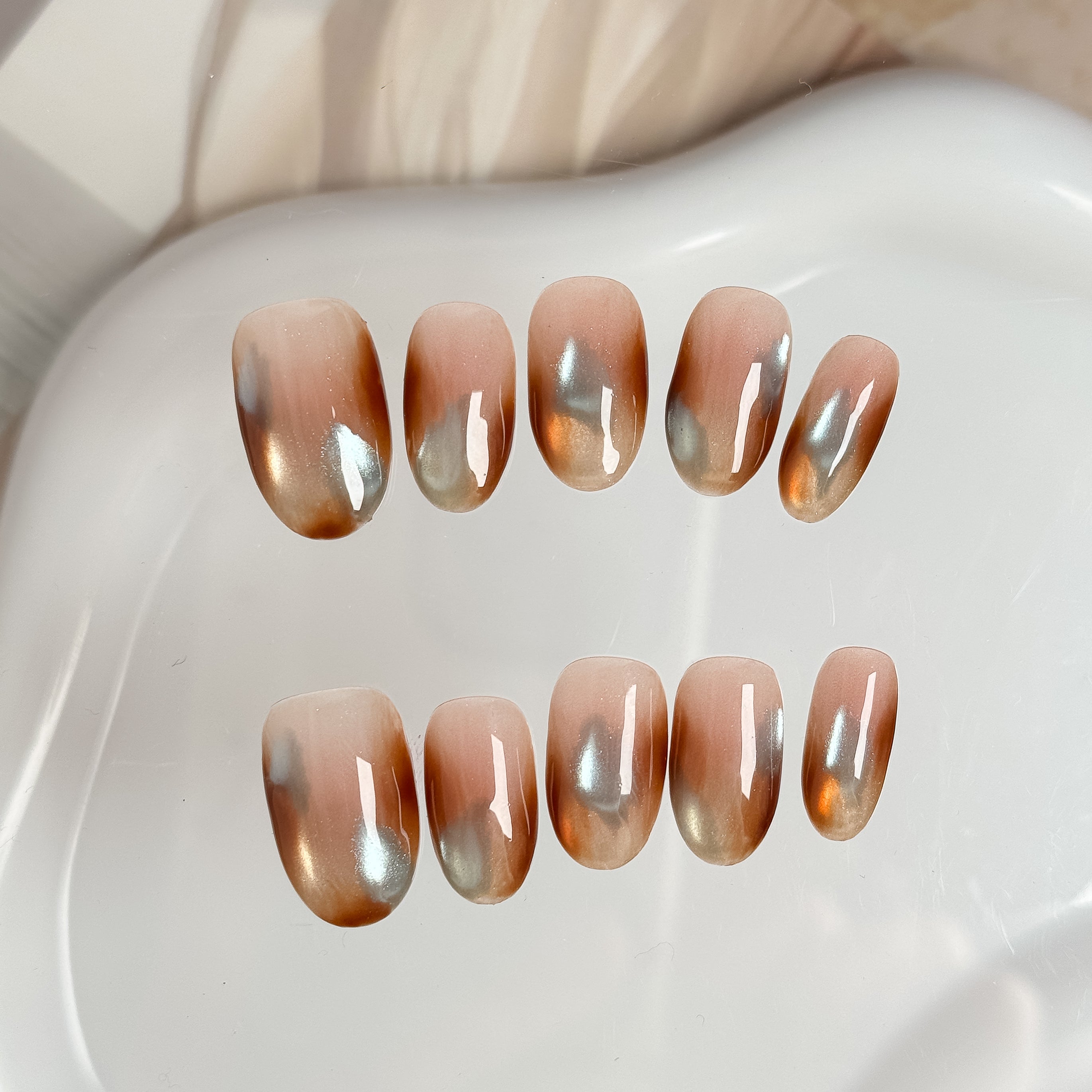 OUROBOROS ニュアンス×メタリックネイル - F15