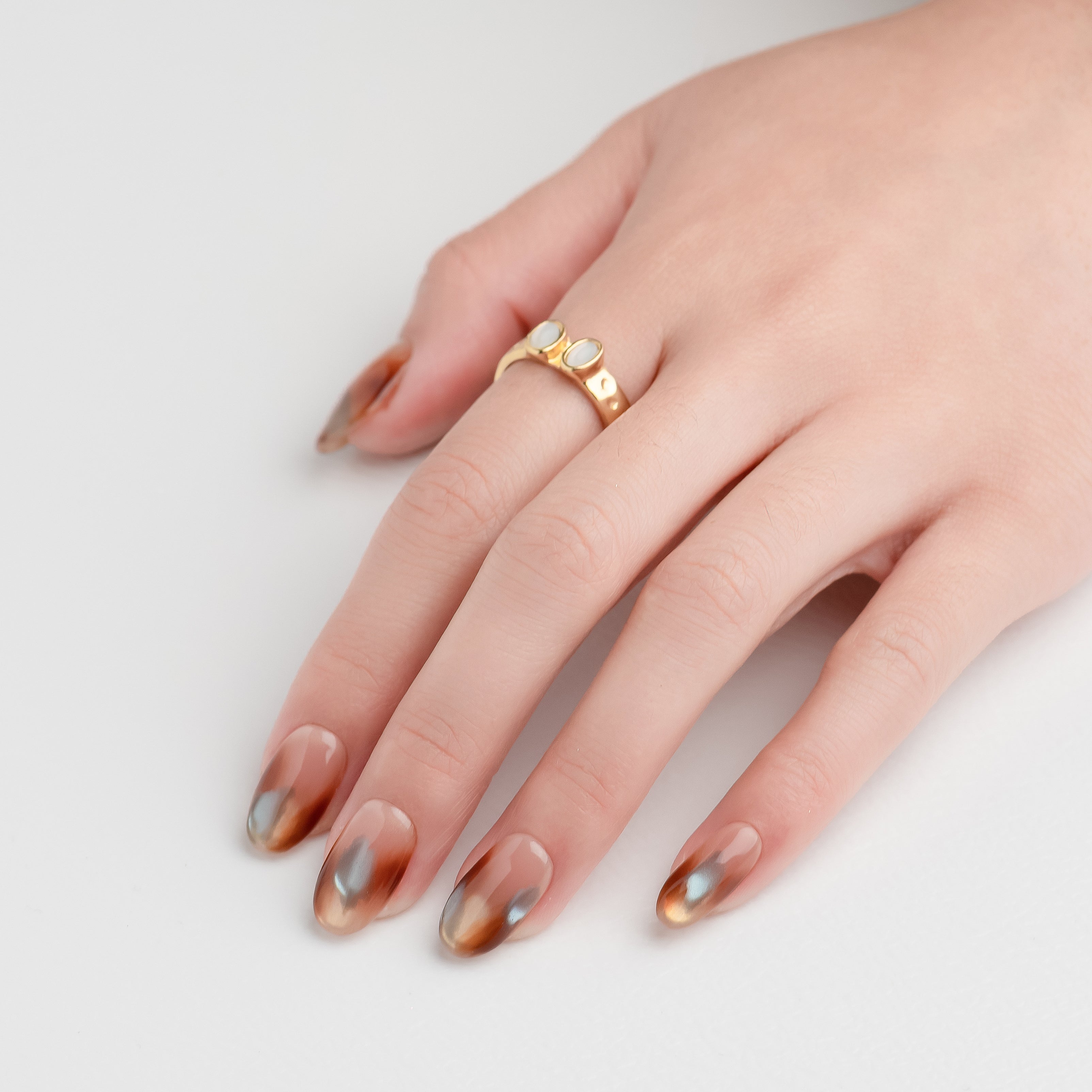 OUROBOROS ニュアンス×メタリックネイル - F15