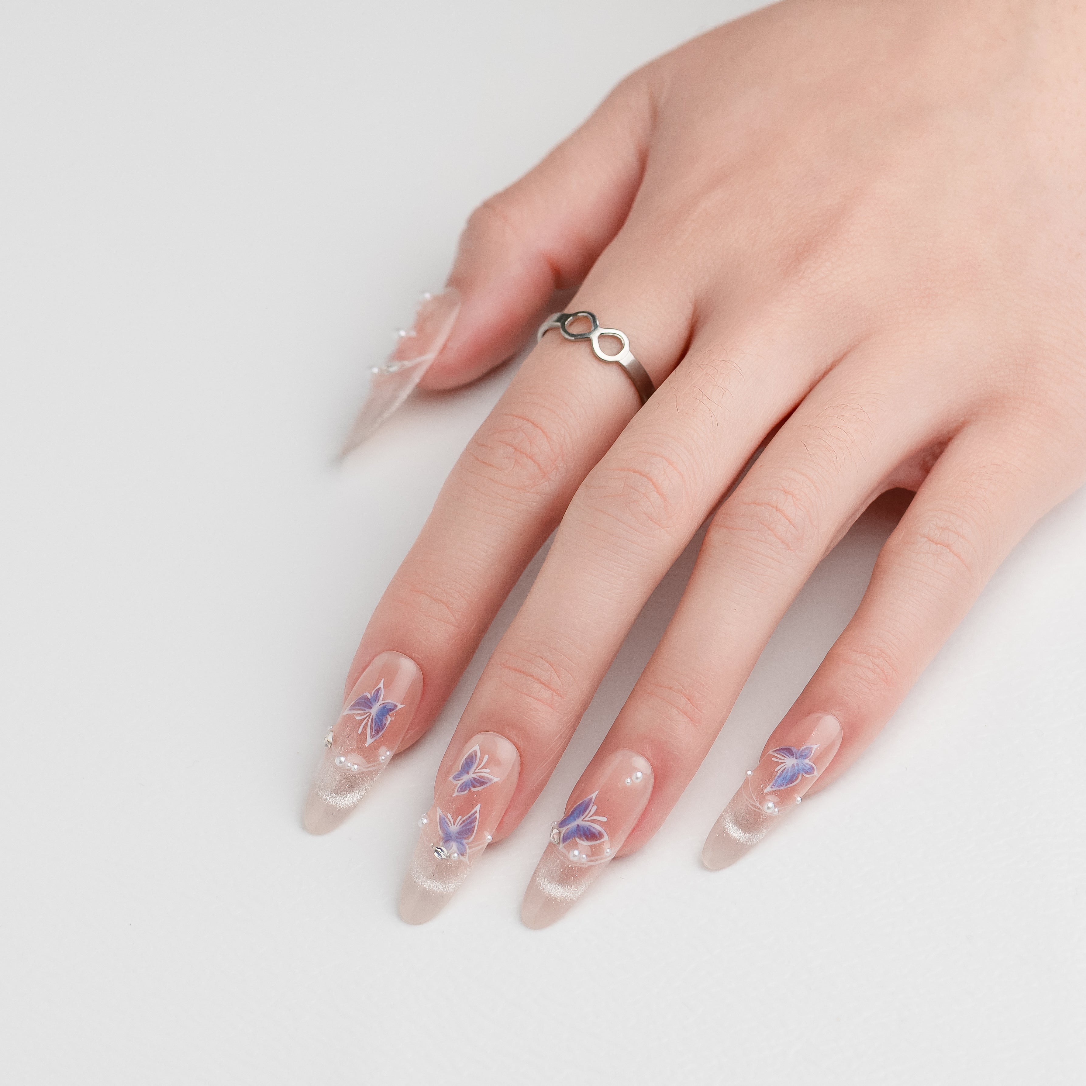 OUROBOROS バタフライグラデーションネイル- F18