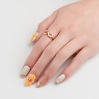 OUROBOROS イエローフラワーネイルチップ-F32